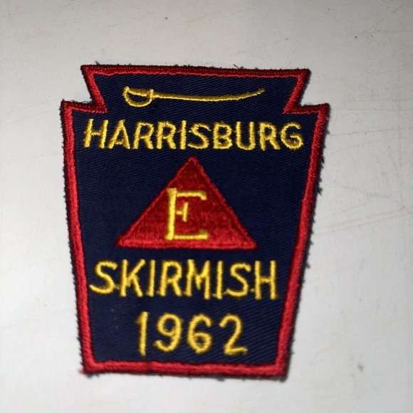 Harrisburg E Skirmish 1962 Patch Field Officer Saber - Picture 2 of 7